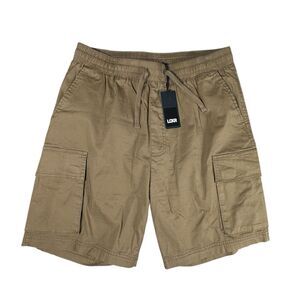 LCKR Size Medium Mens Utility Cargo Shorts Drawstring Pull On Comfort